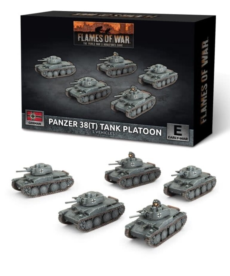 Flames of War Flames of War: German: Panzer 38(t) Platoon (5)