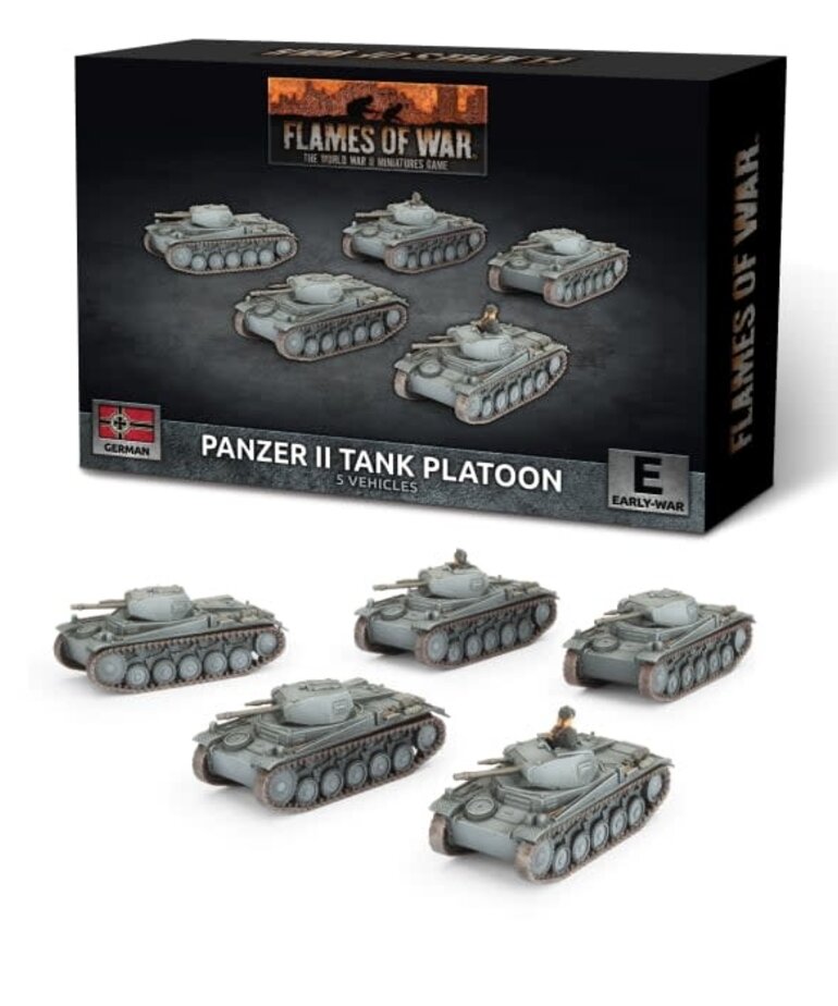 Flames of War Flames of War: German:  Panzer II Platoon (5)
