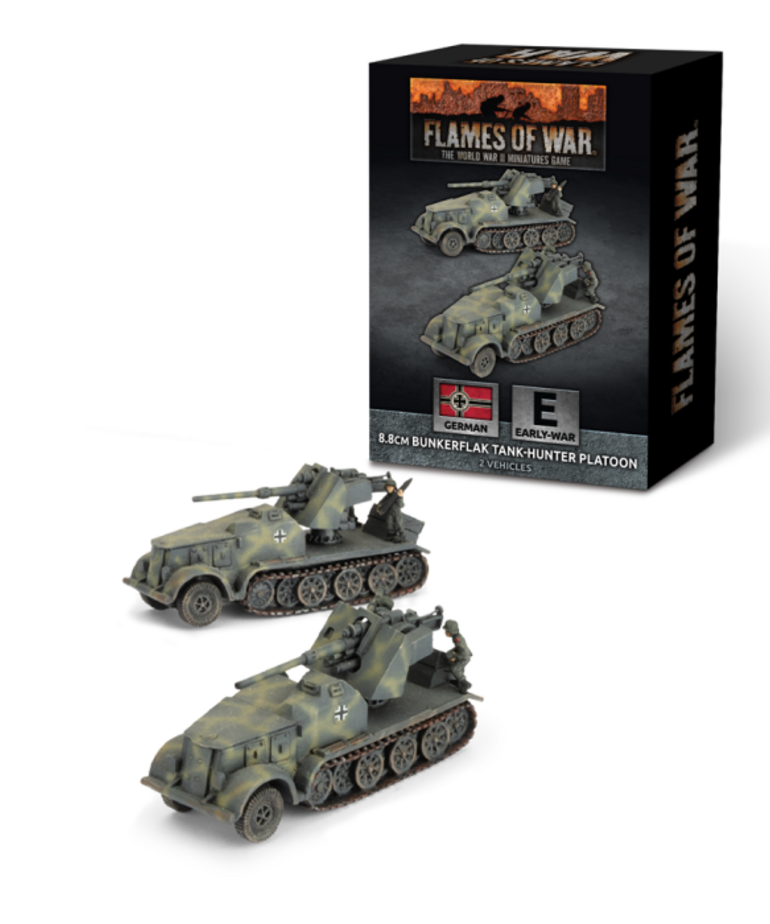 Flames of War Flames of War: German:  8.8cm Bunkerflak Tank-hunter Platoon (2)