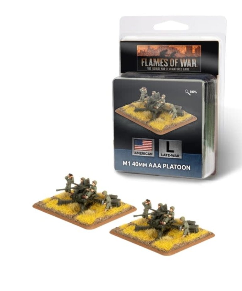 Flames of War Flames of War: American: M1 Bofors gun