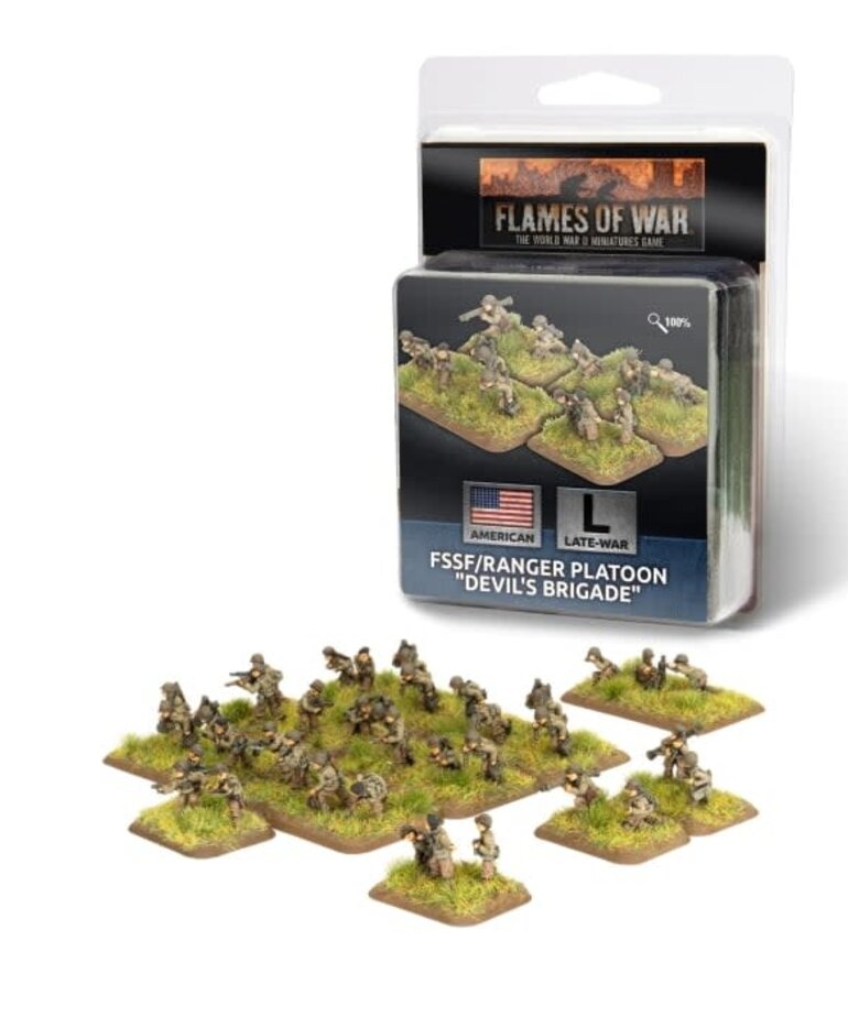 Flames of War Flames of War: American: FSSF/Ranger Platoon "Devils Brigade"