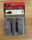 Flames of War NOS: Flames Of War GE272 Sd Kfz 11 (3t) half-track Two resin models Artillery Battery