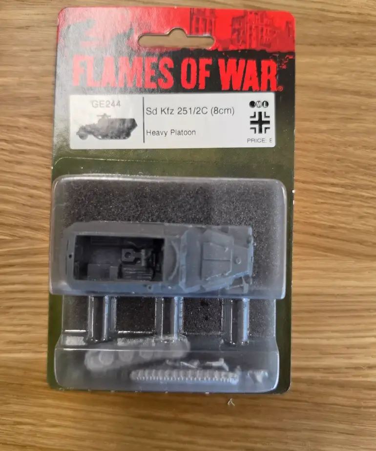Flames of War NOS: Flames Of War GE244 Sd Kfz 251/2c (8cm) Heavy Platoon