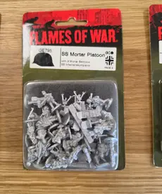 Flames of War NOS: Flames Of War GE795 SS Mortar Platoon with 3 Mortar Sections SS Infanteriekompanie