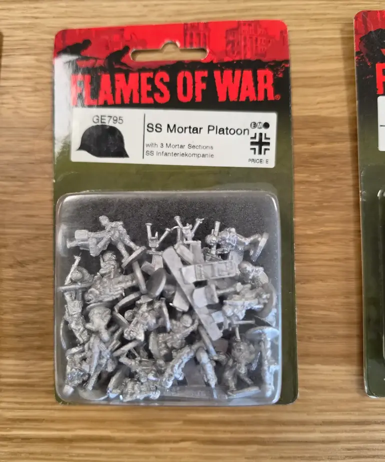 Flames of War NOS: Flames Of War GE795 SS Mortar Platoon with 3 Mortar Sections SS Infanteriekompanie