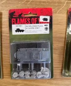 Flames of War NOS: Flames Of War GE361 Sd Kfz 234/2 Puma or Sd Kfz 234/1 With 234/1 option (2 Turrets) Armoured Car Patrol