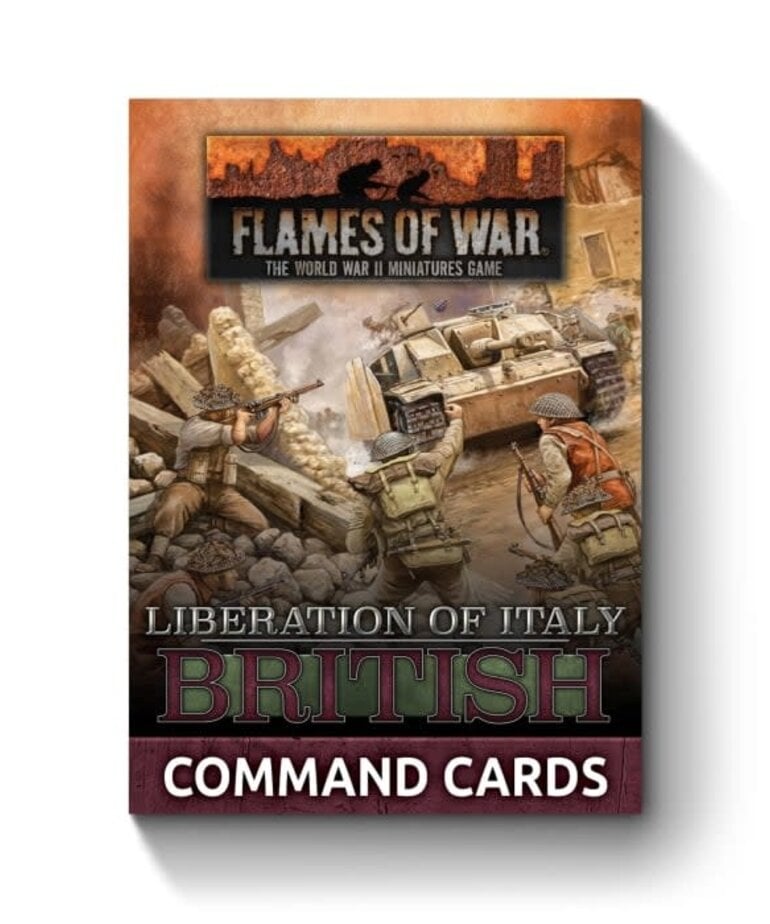 Flames of War Flames Of War: British: Liberation Of Italy: Command Cards