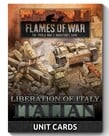 Flames of War Flames of War: Italian : Liberation of Italy Unit Cards