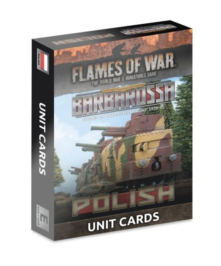 Flames of War Flames of War: Polish: Barbarossa: Unit Cards