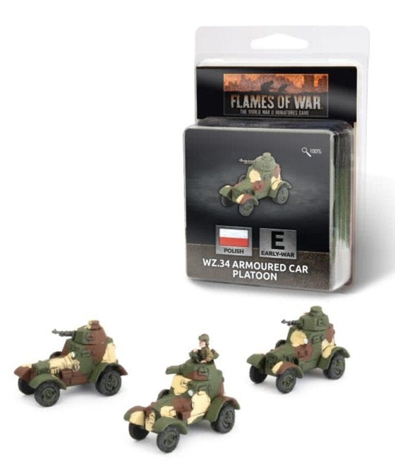 Flames of War Flames of War: Polish: Wz.34 Armoured Car Platoon