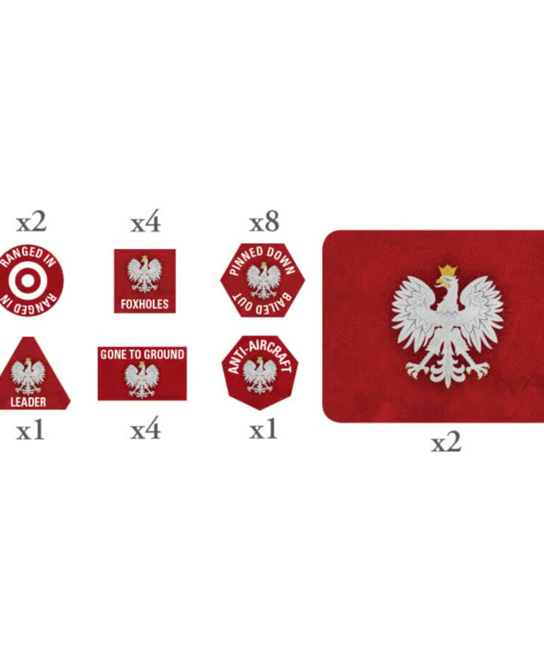 Flames of War Flames of War: Polish: Token Set