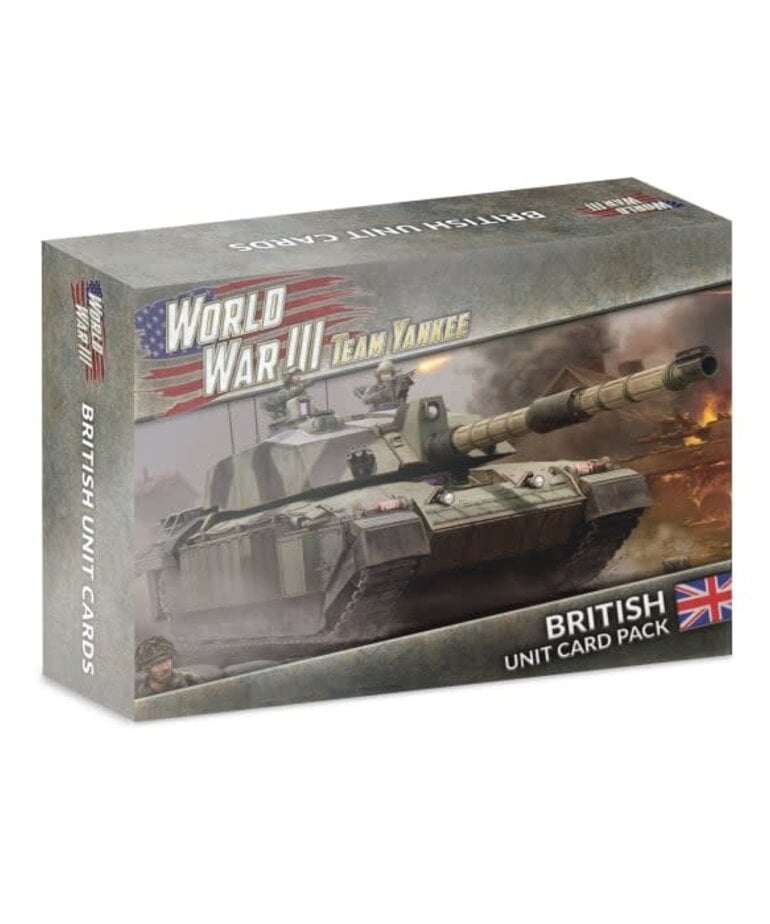 Team Yankee WW3: Team Yankee: British: Unit Cards (2026)
