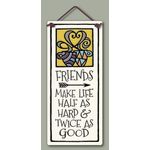 271 FRIENDS - HANGING WALL PLAQUE