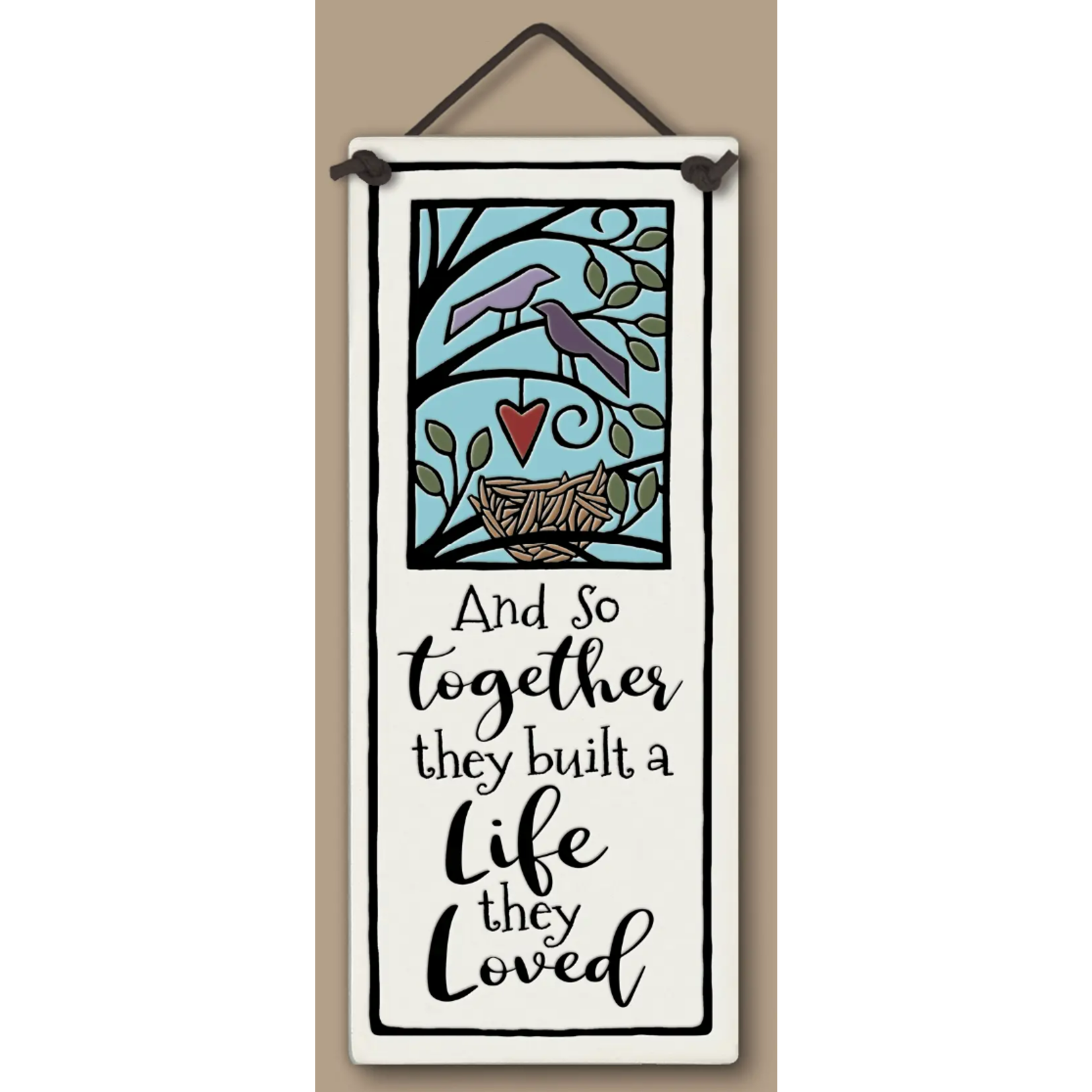 356 TOGETHER BUILT - HANGING WALL PLAQUE