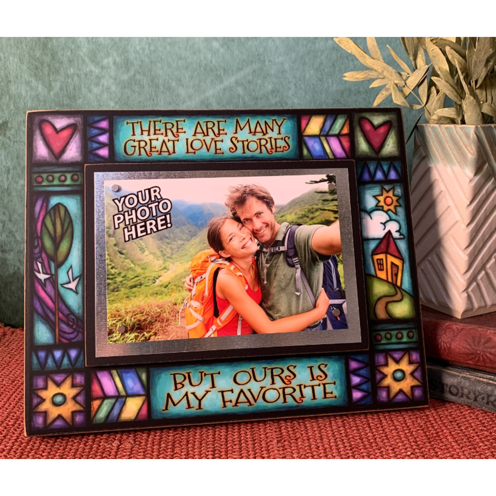 WAF77 LOVE STORIES - WOOD ART PICTURE FRAME