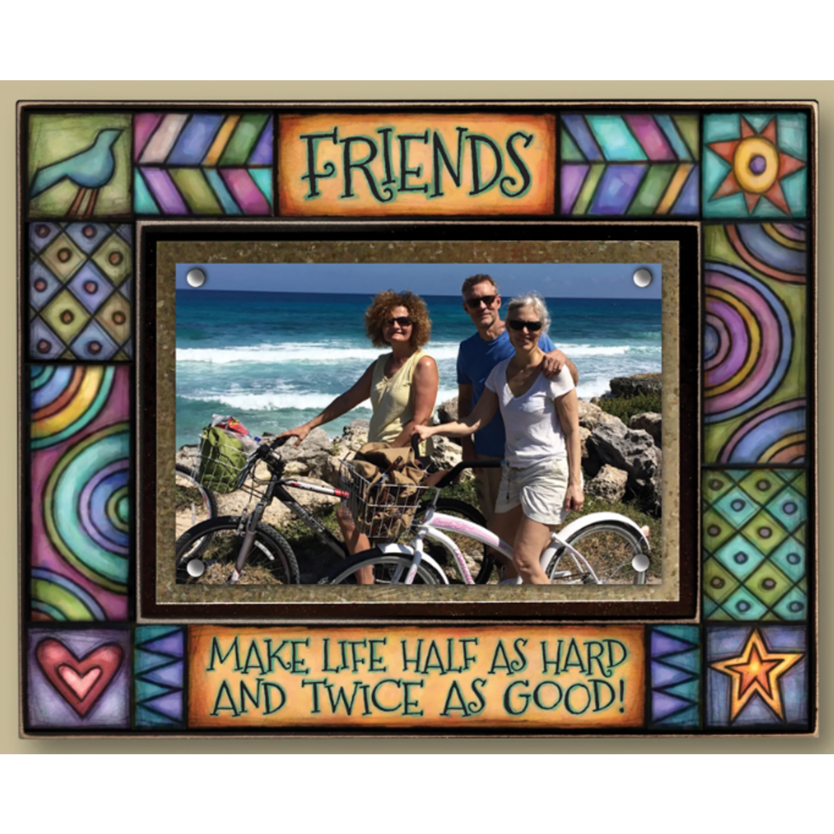 FRIENDS - WOOD ART PICTURE FRAME