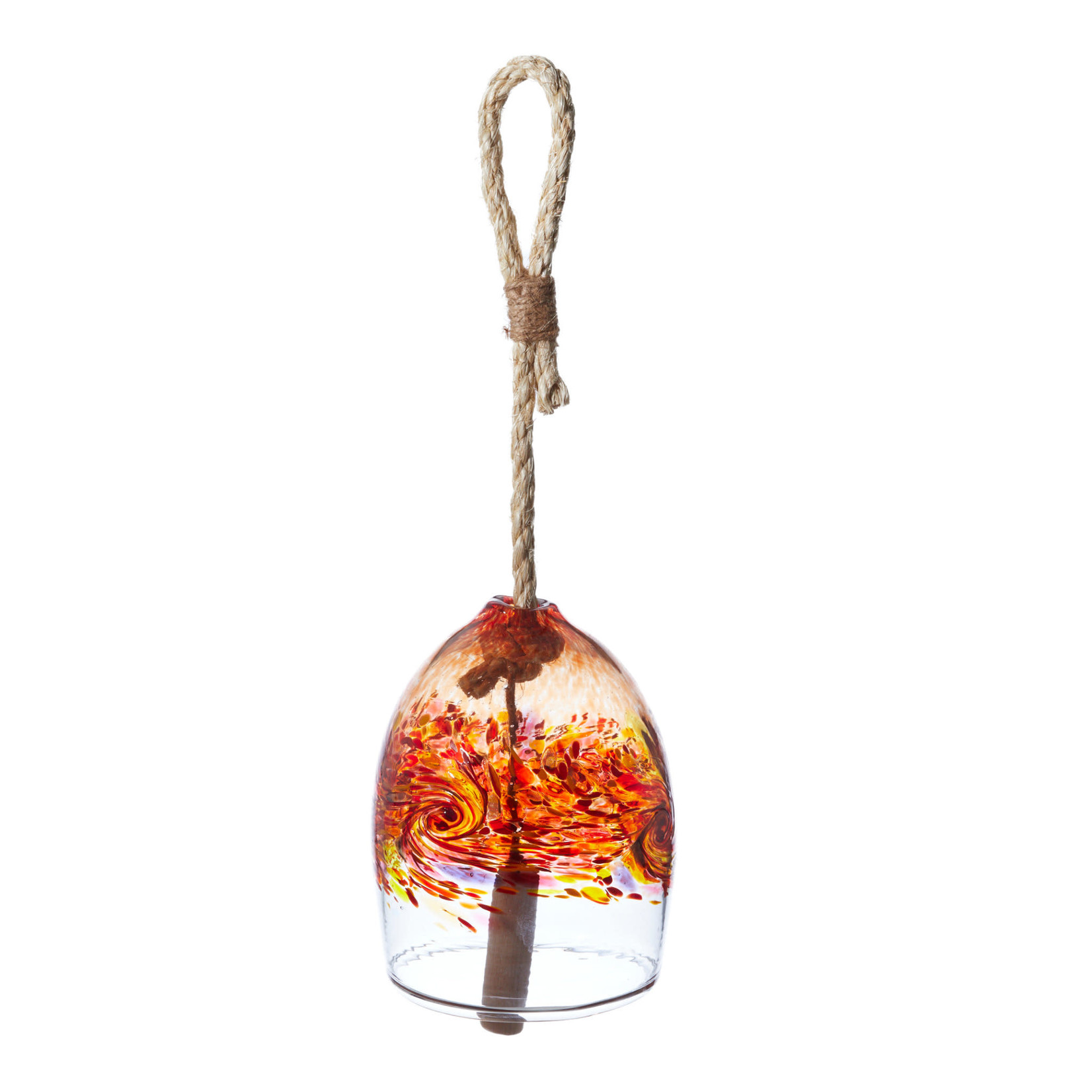 KITRAS 4" GLASS GARDEN BELL - ELEMENTS COLLECTION