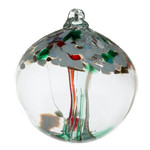 KITRAS 10" TREE OF ENCHANTMENT HANGING GLASS BALL- CHRISTMAS