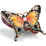BEJEWELED BOX - YELLOW BUTTERFLY