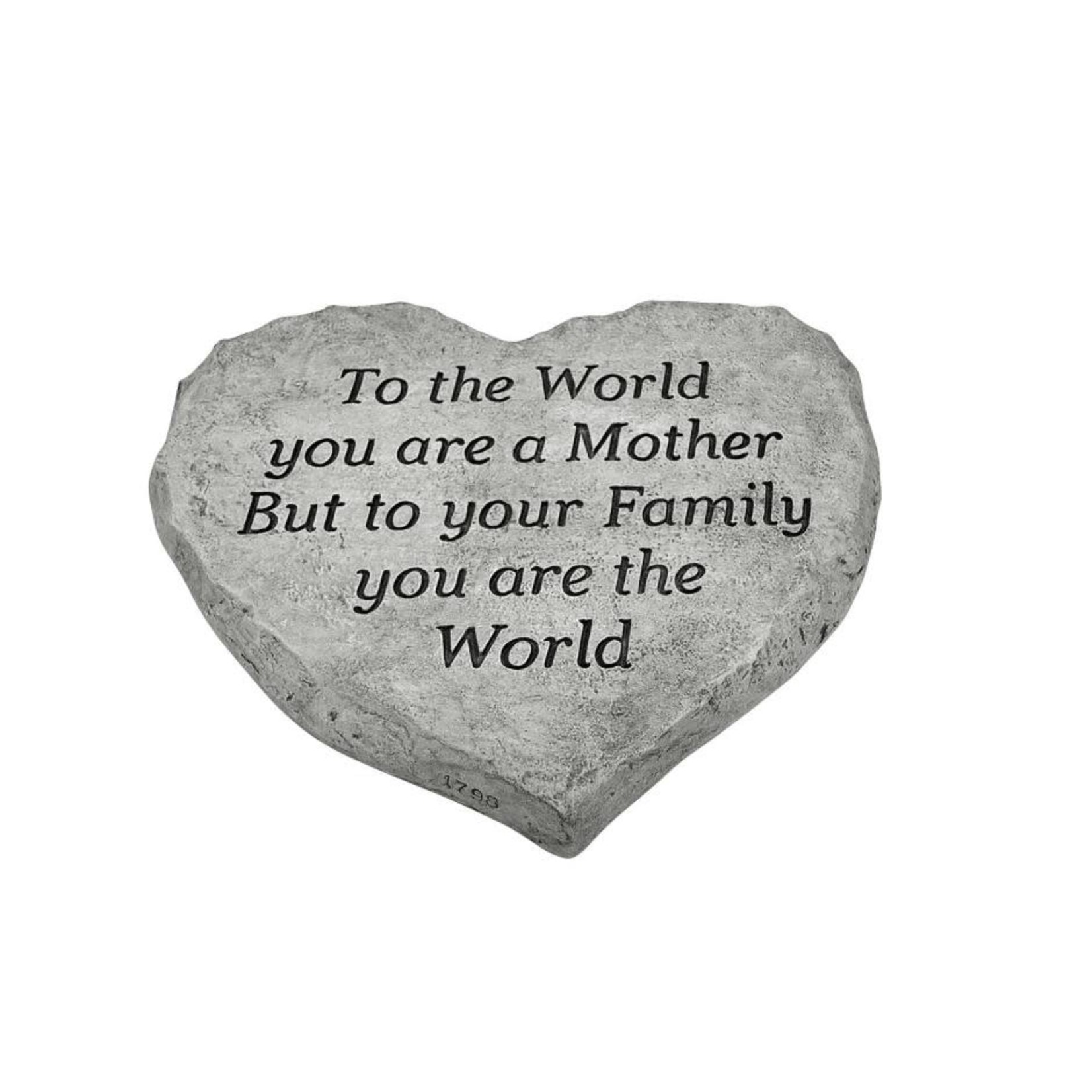 STEPPING STONE  HEART - TO THE WORLD MOTHER