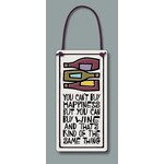 WINE TAG / WALL ART - CAN BUY WINE