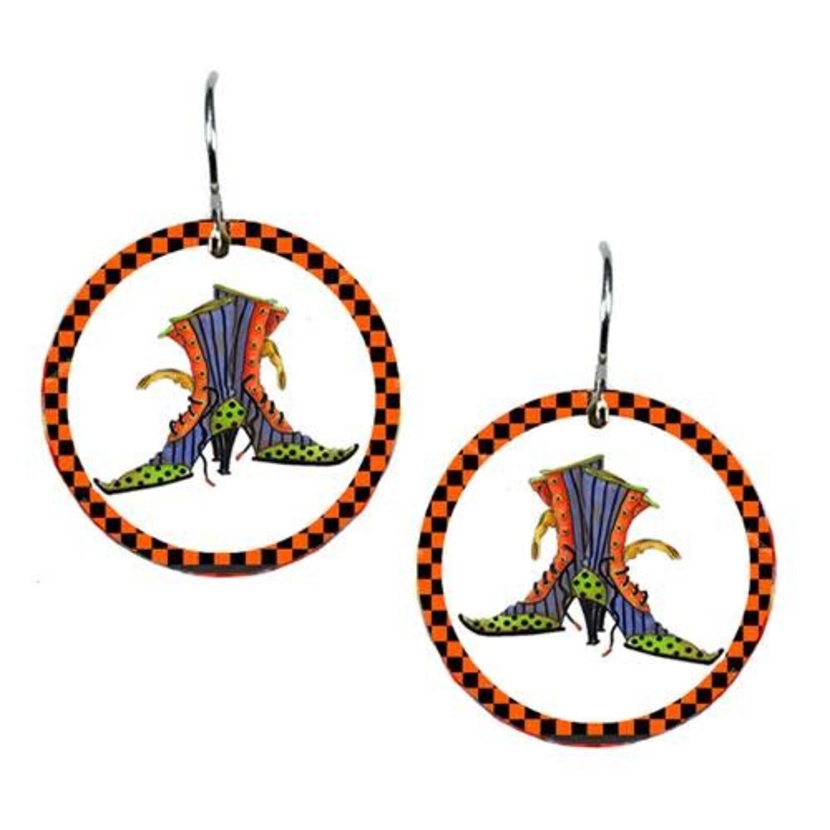 STEPPIN OUT - 3/4" Disc Earring
