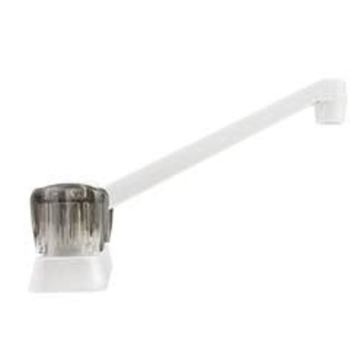 Dura Faucet Two smoke Handle White Kitchen Faucet
