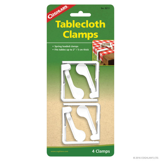 Coghlan's TABLE CLOTH CLAMPS 4PK