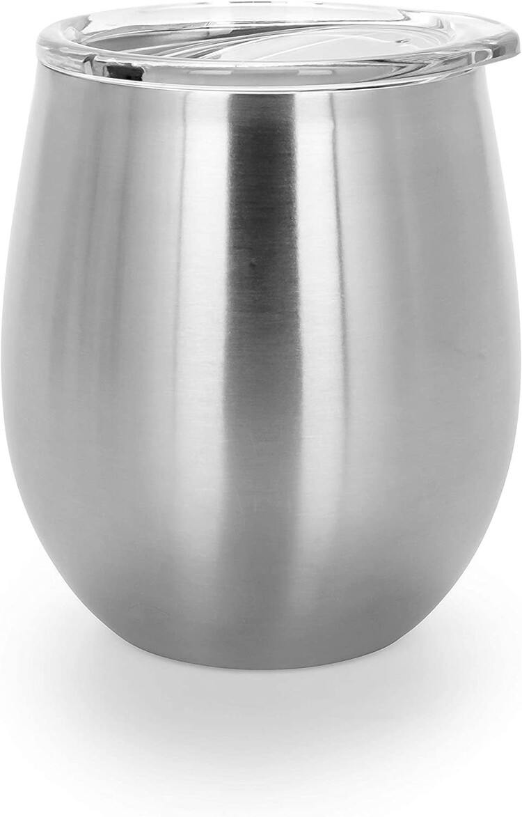 Camco WINE TUMBLER NAVY/PEACH