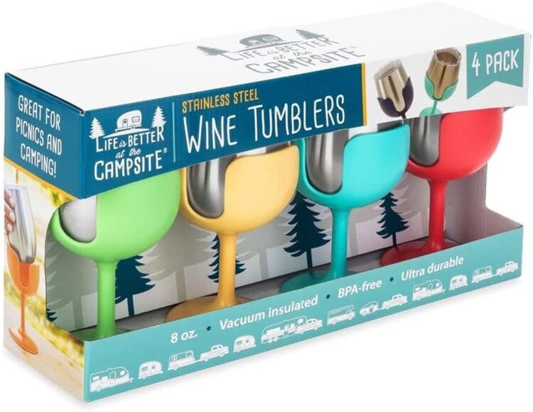 Camco WINE TUMBLER SET OF 4