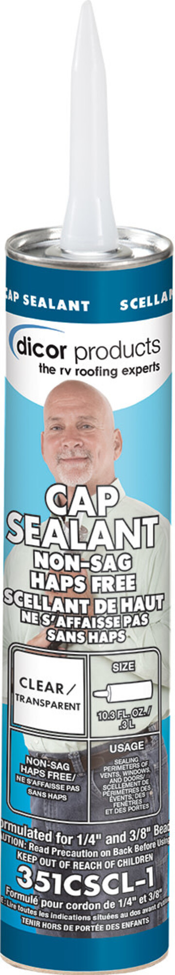 Dicor Dicor 351 cap sealant clear