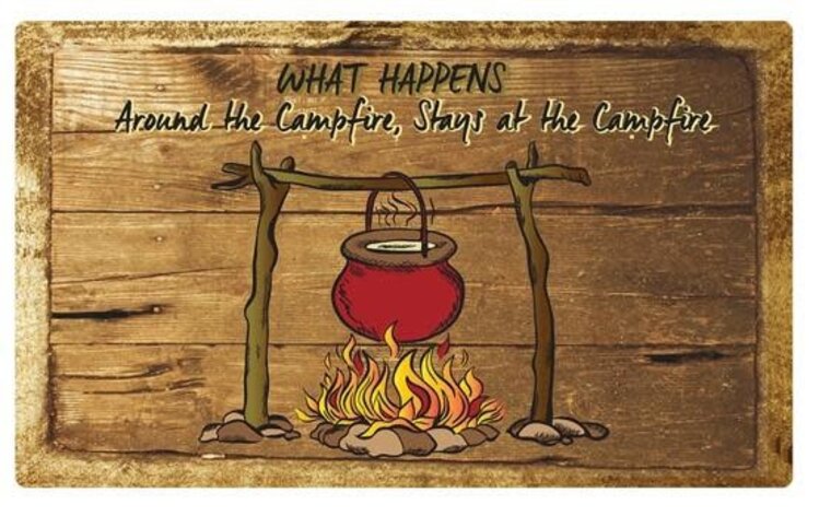 Kittrich What Happens Camping Mat