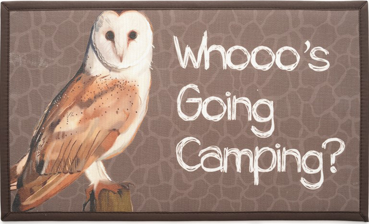 Kittrich Mat Whooos Going Camping