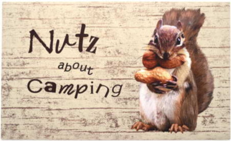 Kittrich Mat Nuts About Camping