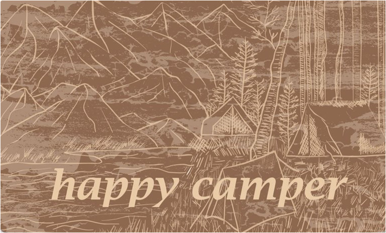 Kittrich Mat Happy Camper