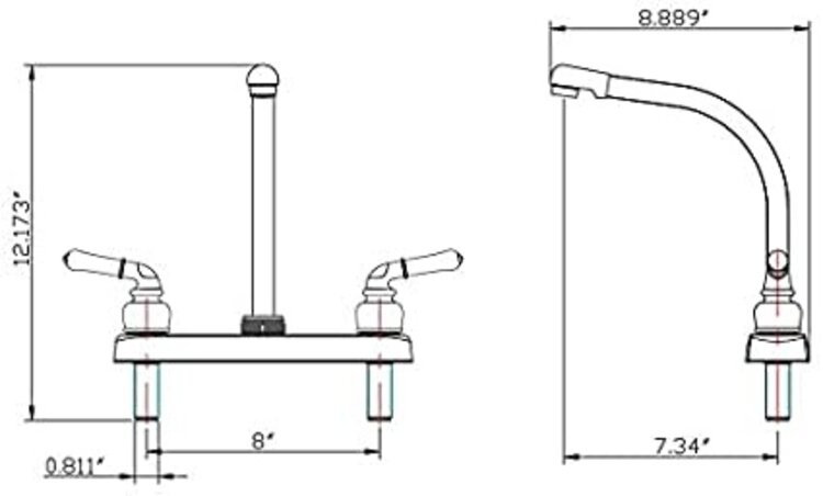Dura Faucet Faucet Bisque