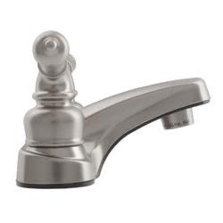 Dura Faucet RV Bathroom Faucet with Classical Handles (Brushed Satin Nickel)