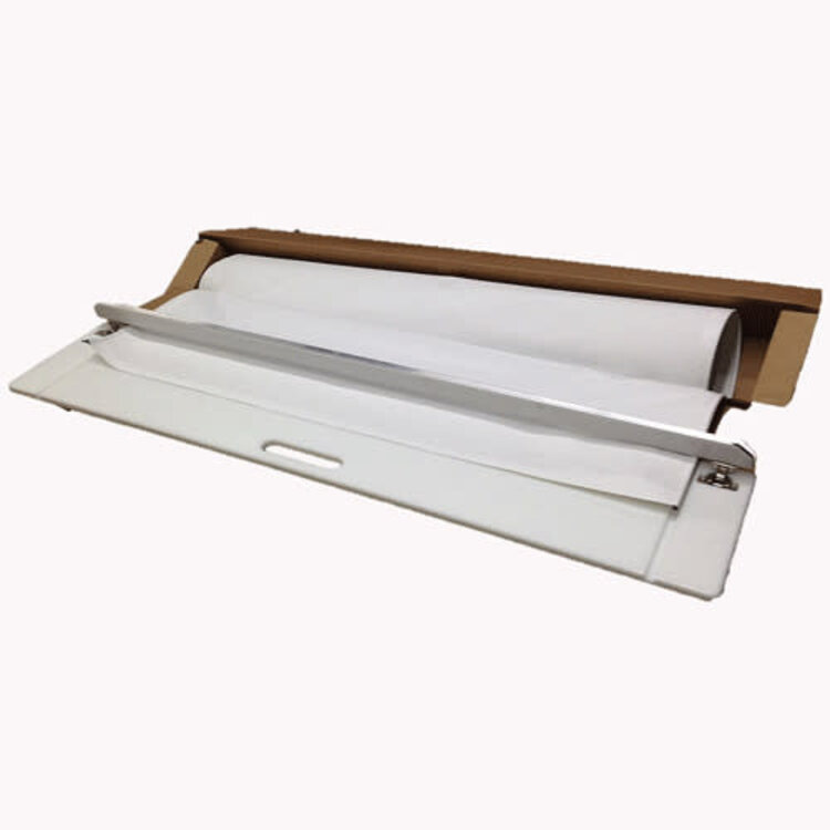 Carefree Slide Topper Fabric White (sold per linear feet)