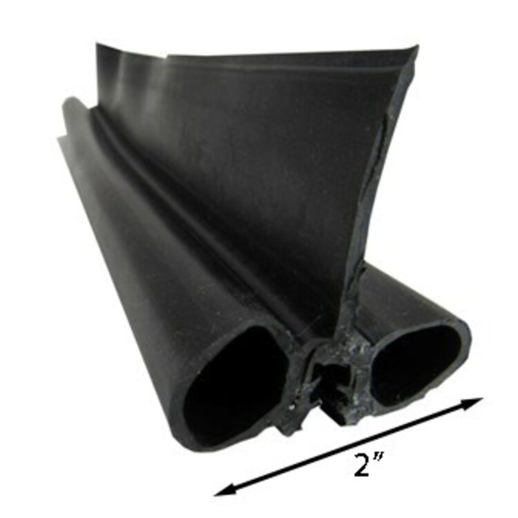 AP Products Seal - Double Bulb - 2" - Black  Clamp w/Wiper