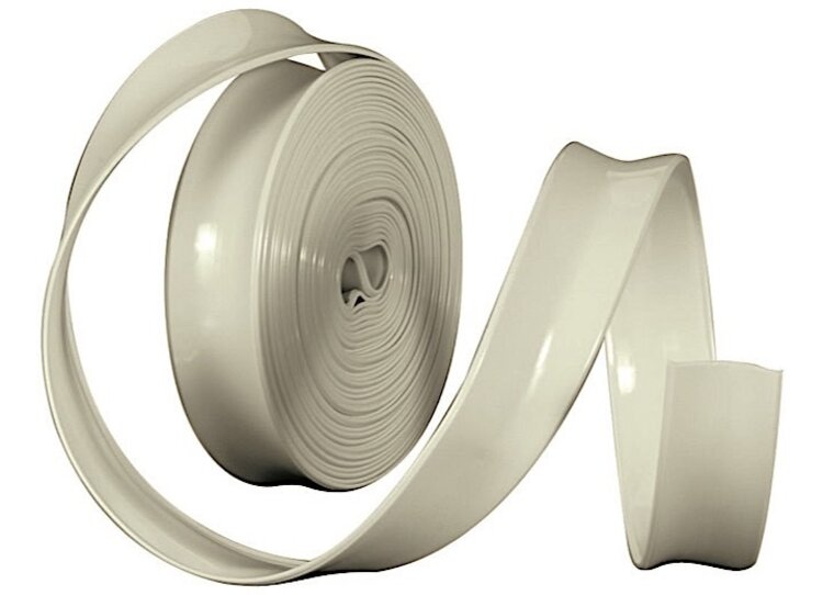 Colonial White Vinyl insert 1" (by the Foot)