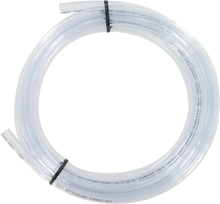 1/2" clear vinyl hose p/ft