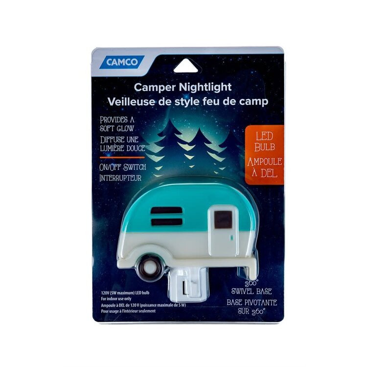 Camco Led Nightlight Teal In Color