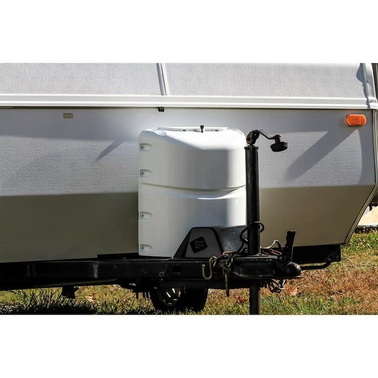 Camco Single Tank Cover White