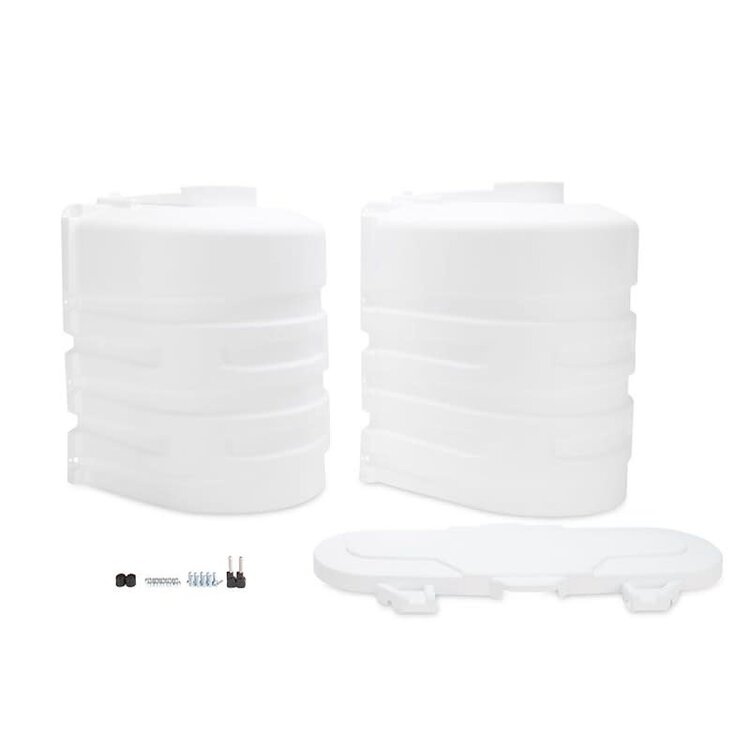 Camco 20 lb Tank Cover Polar White