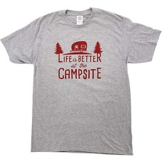 Camco Camco Unisex Short Sleeve Crew Neck Cotton Blend T-Shirt Medium