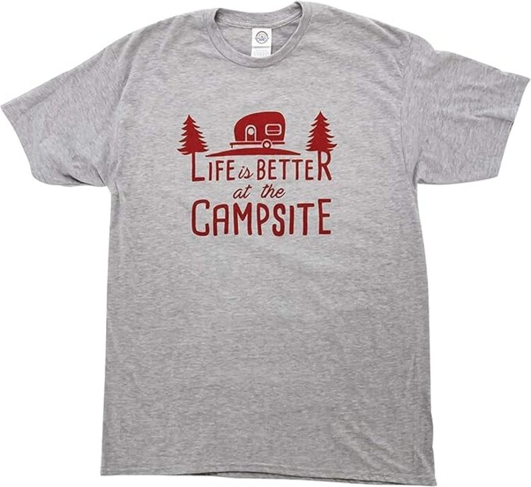 Camco Camco Unisex Short Sleeve Crew Neck Cotton Blend T-Shirt Medium