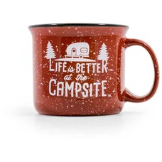 Camco Mug Speckled Red
