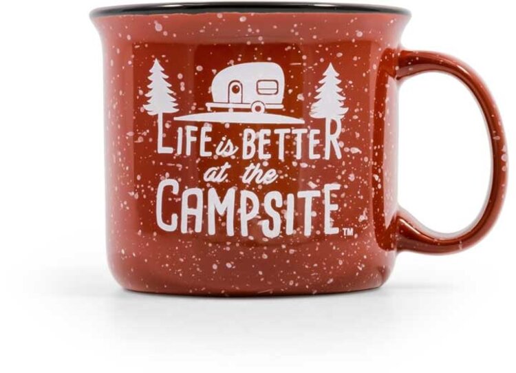 Camco Mug Speckled Red