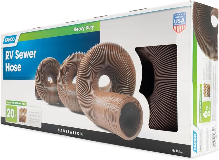 Camco 20' H/D Sewer Hose Brown