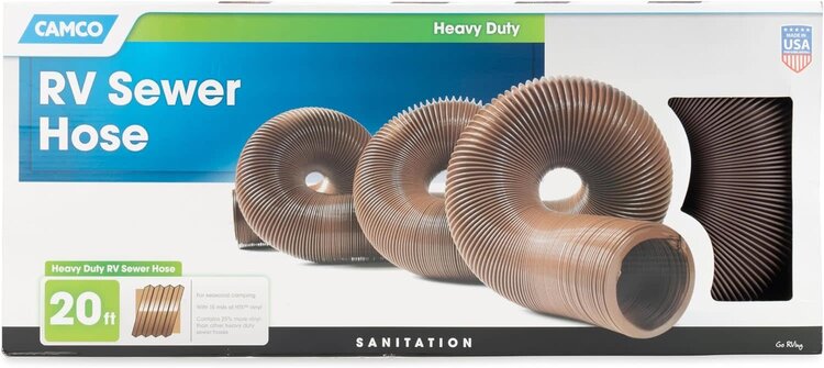 Camco 20' H/D Sewer Hose Brown